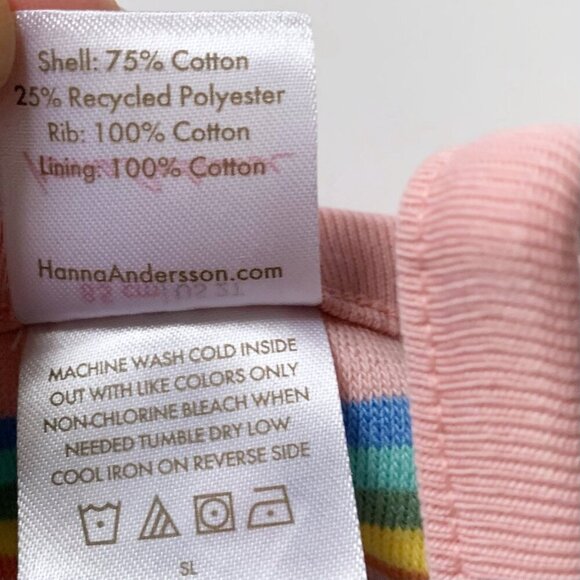 Hanna Andersson Girl Loop Terry Sleeveless Dress with Pockets 2T 2 years 85 Cm - Picture 7 of 8